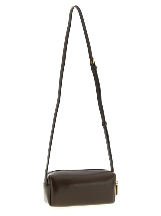 Khaite Brown Calfskin Crossbody Bag