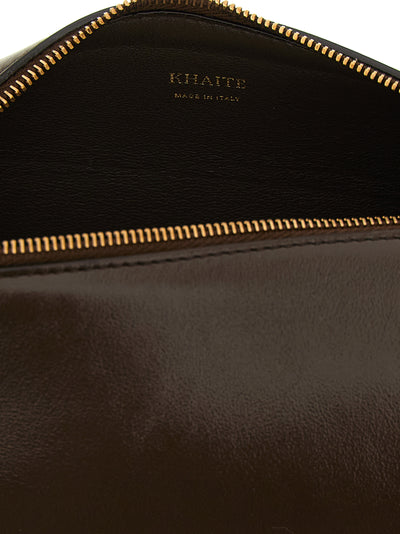 Khaite Brown Calfskin Crossbody Bag