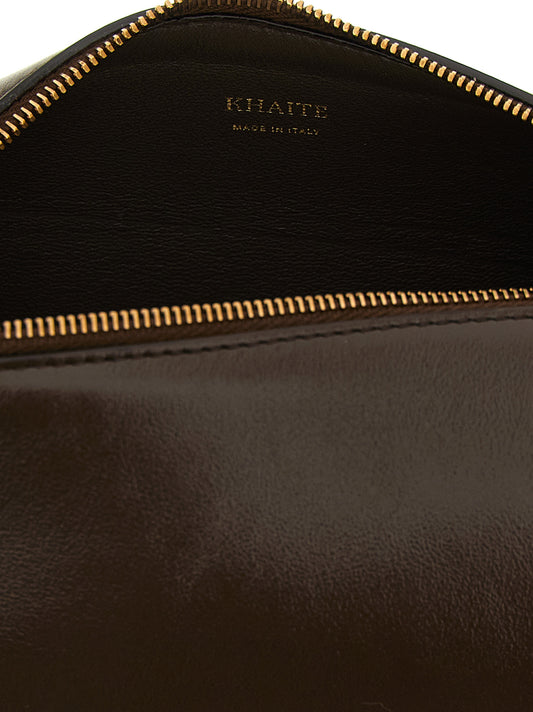 Khaite Brown Calfskin Crossbody Bag
