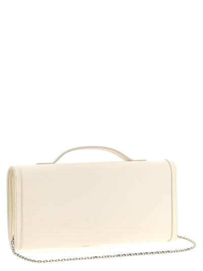 Roger Vivier White Calfskin Clutch Bag