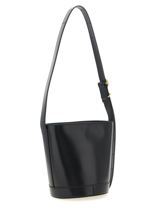 Jil Sander Black Calfskin Shoulder Bag