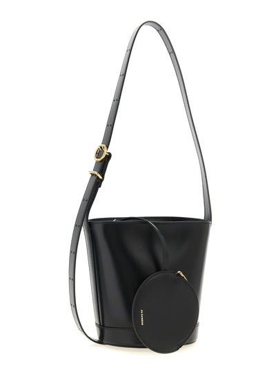Jil Sander Black Calfskin Shoulder Bag