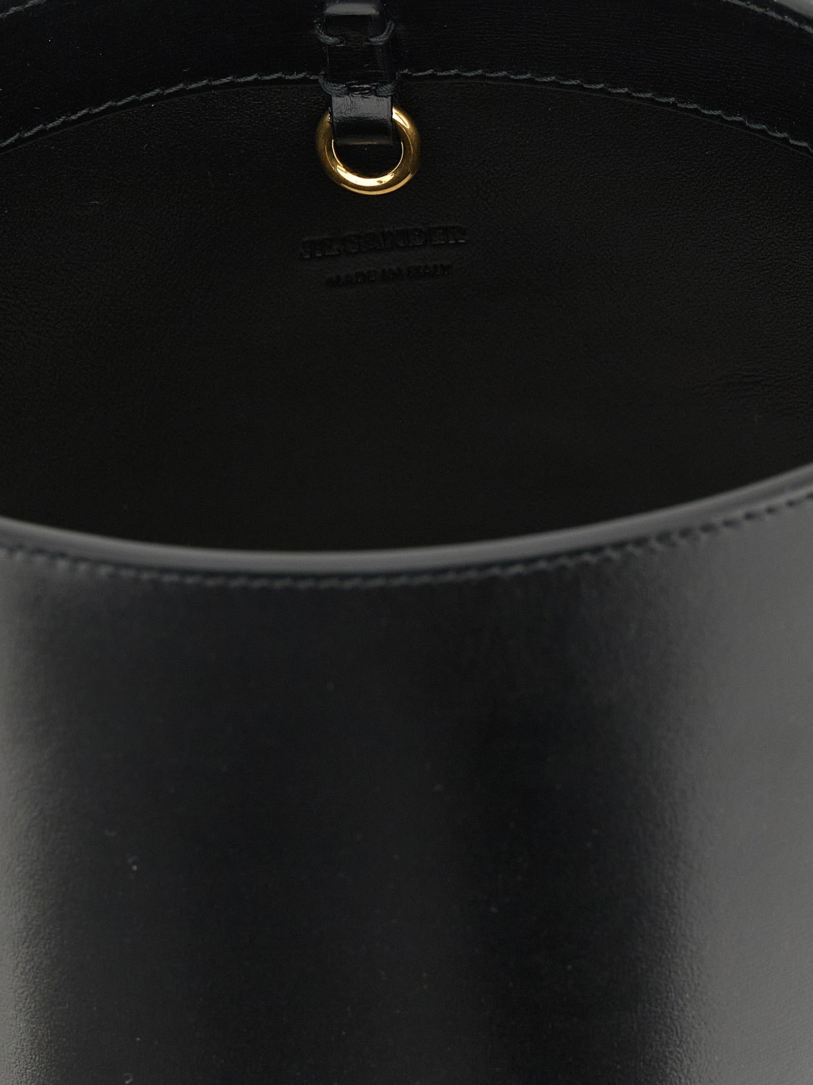 Jil Sander Black Calfskin Shoulder Bag