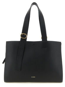Jil Sander Black Calfskin Tote Bag