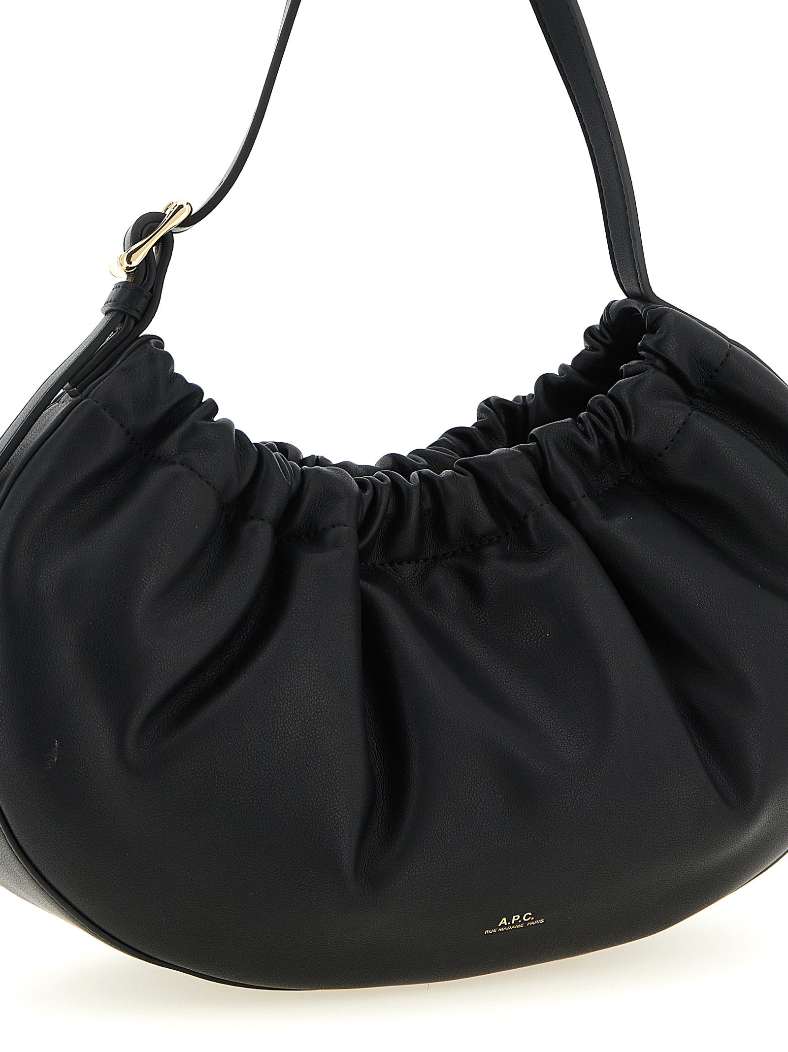 A.P.C. Black Polyethylene Shoulder Bag