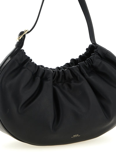 A.P.C. Black Polyethylene Shoulder Bag