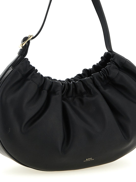 A.P.C. Black Polyethylene Shoulder Bag