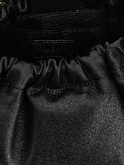 A.P.C. Black Polyethylene Shoulder Bag