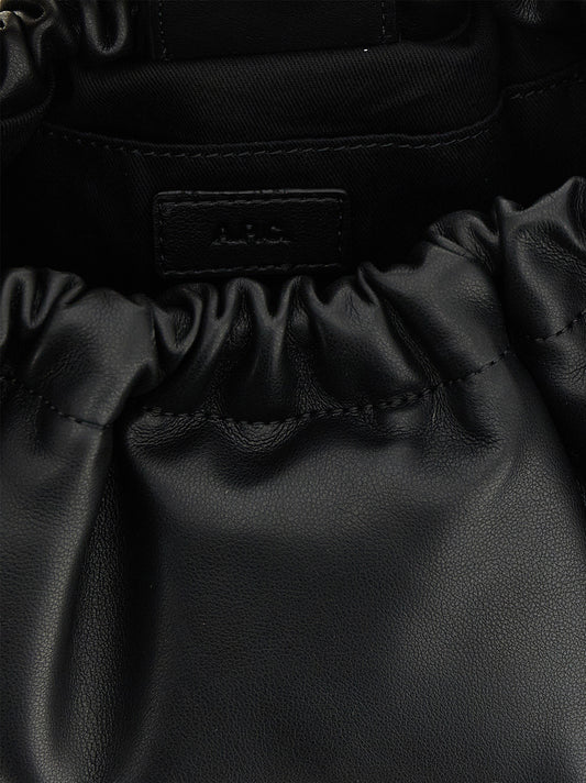 A.P.C. Black Polyethylene Shoulder Bag
