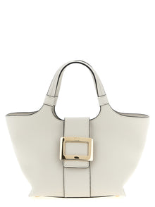 Roger Vivier Gray Calfskin Tote Bag