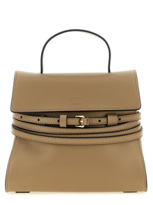 Moschino Beige Napa Leather / Calf Bos Taurus Handbag