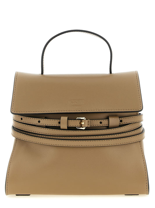 Moschino Beige Napa Leather / Calf Bos Taurus Handbag