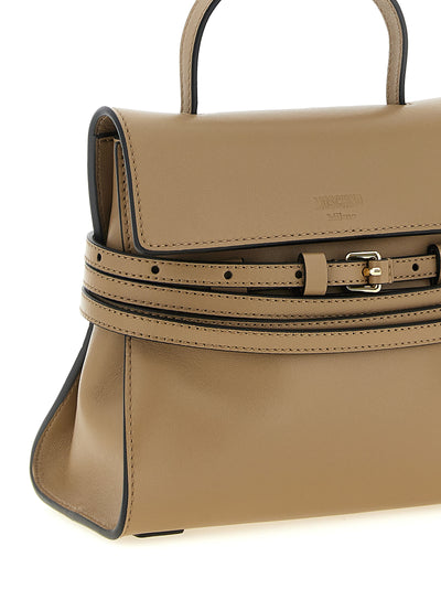 Moschino Beige Napa Leather / Calf Bos Taurus Handbag
