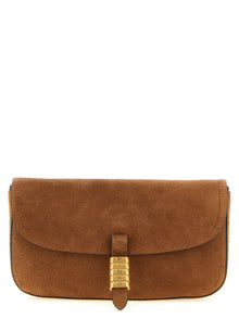 PINKO Brown Cowhide Shoulder Bag
