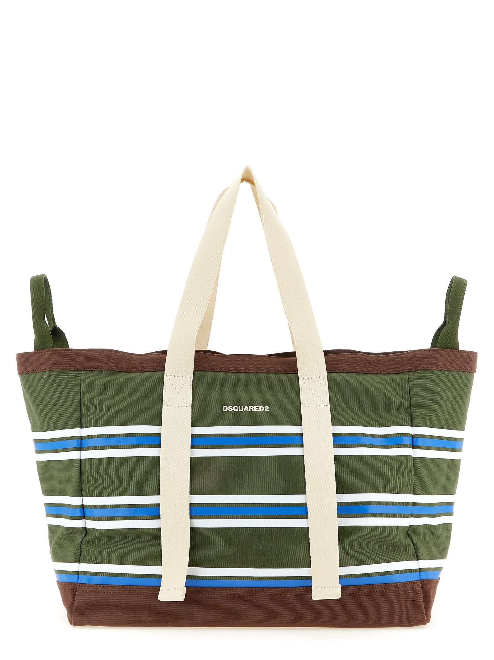 Dsquared² Multicolor Cotton Tote Bag