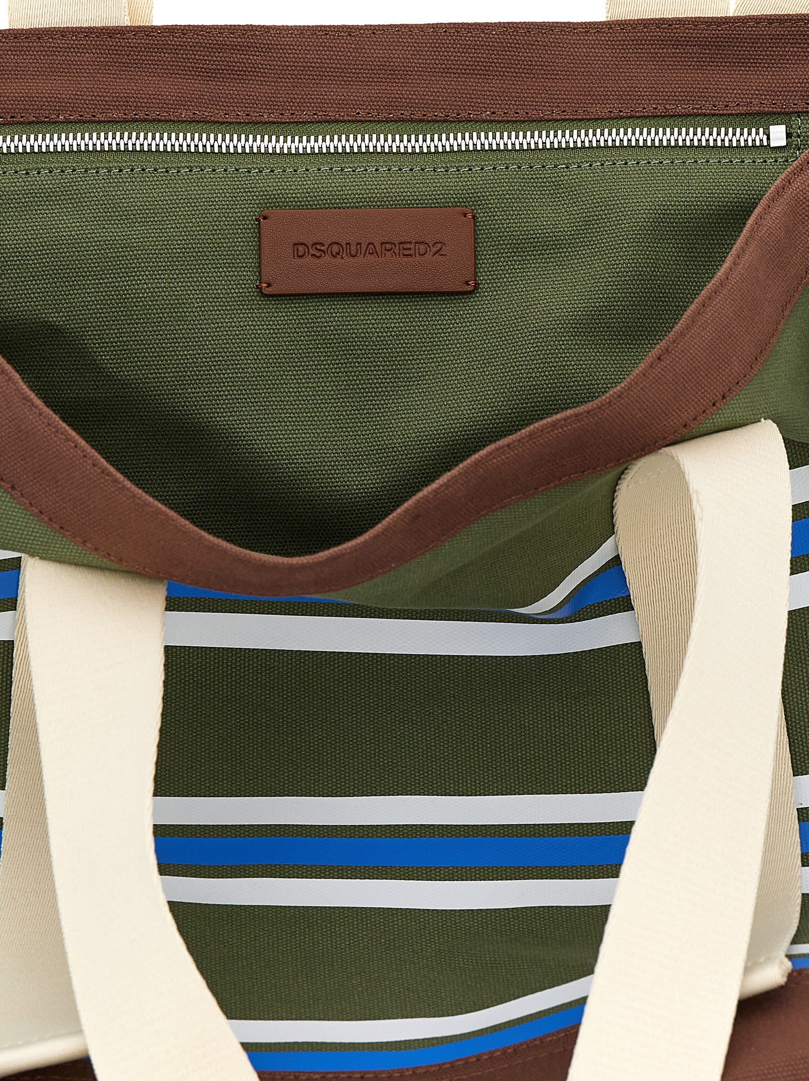 Dsquared² Multicolor Cotton Tote Bag