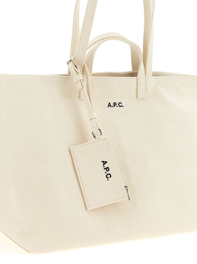 A.P.C. Beige Tote Bag