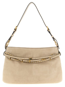 PINKO Beige Cowhide Shoulder Bag