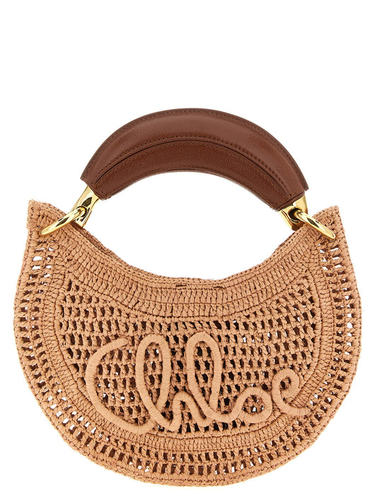 Chloé Multicolor Raffia Handbag