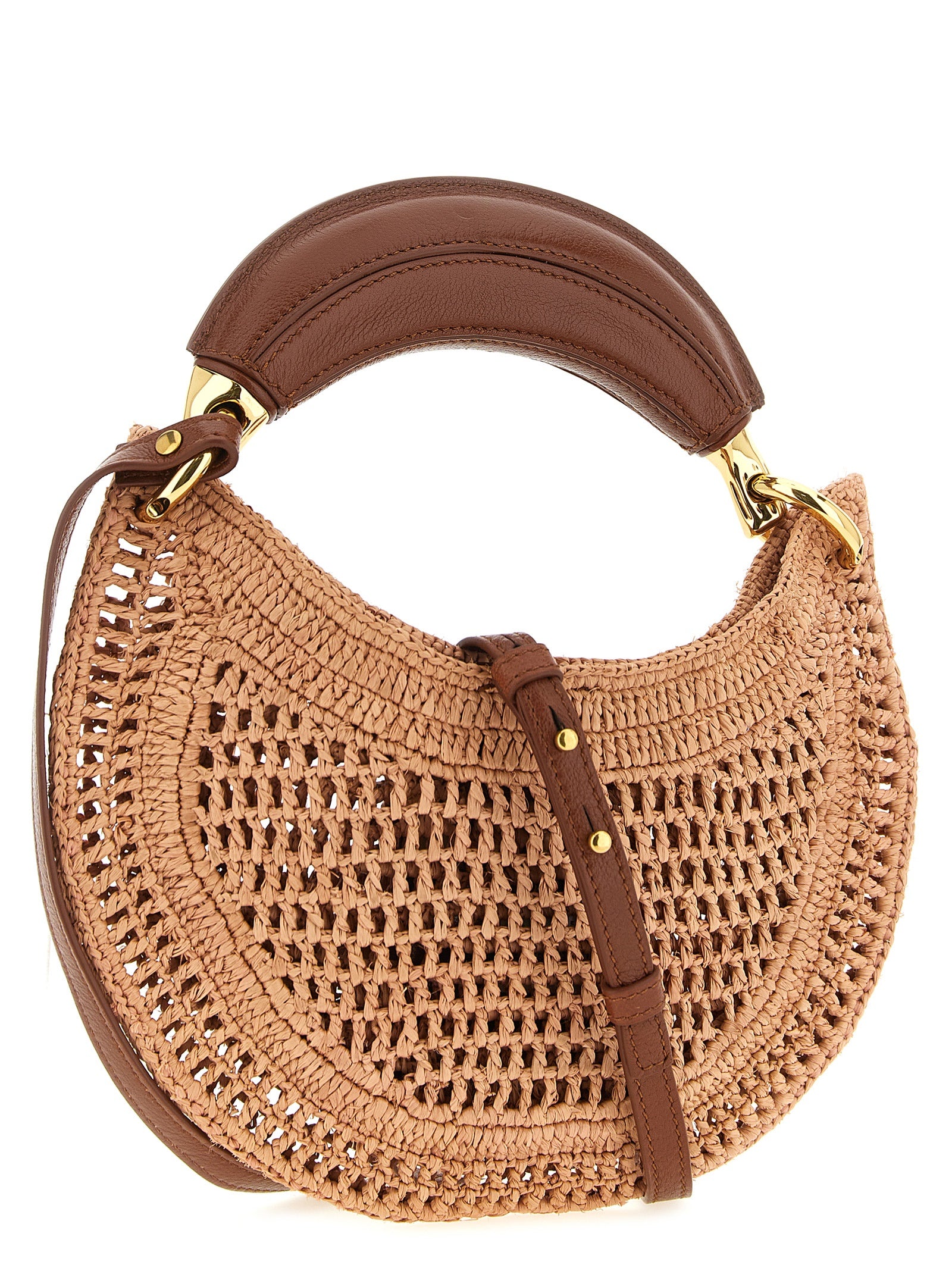 Chloé Multicolor Raffia Handbag