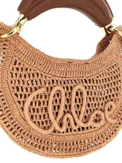 Chloé Multicolor Raffia Handbag