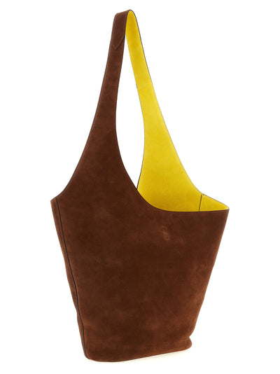 Alberta Ferretti Brown Leather Shoulder Bag