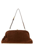 Alberta Ferretti Brown Leather Clutch Bag