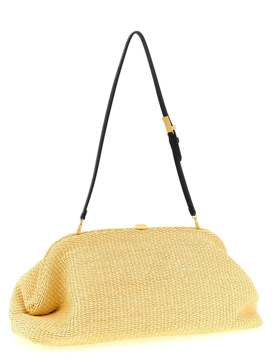 Alberta Ferretti Beige Viscose Clutch Bag