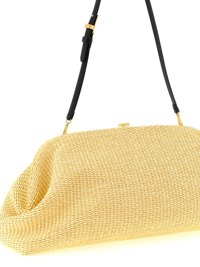 Alberta Ferretti Beige Viscose Clutch Bag