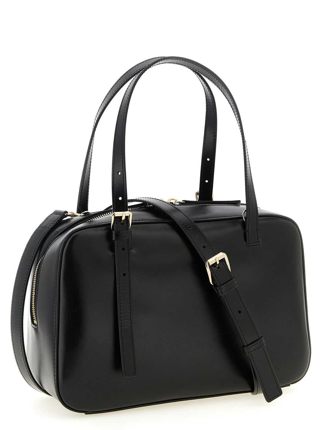 A.P.C. Black Cowhide Handbag