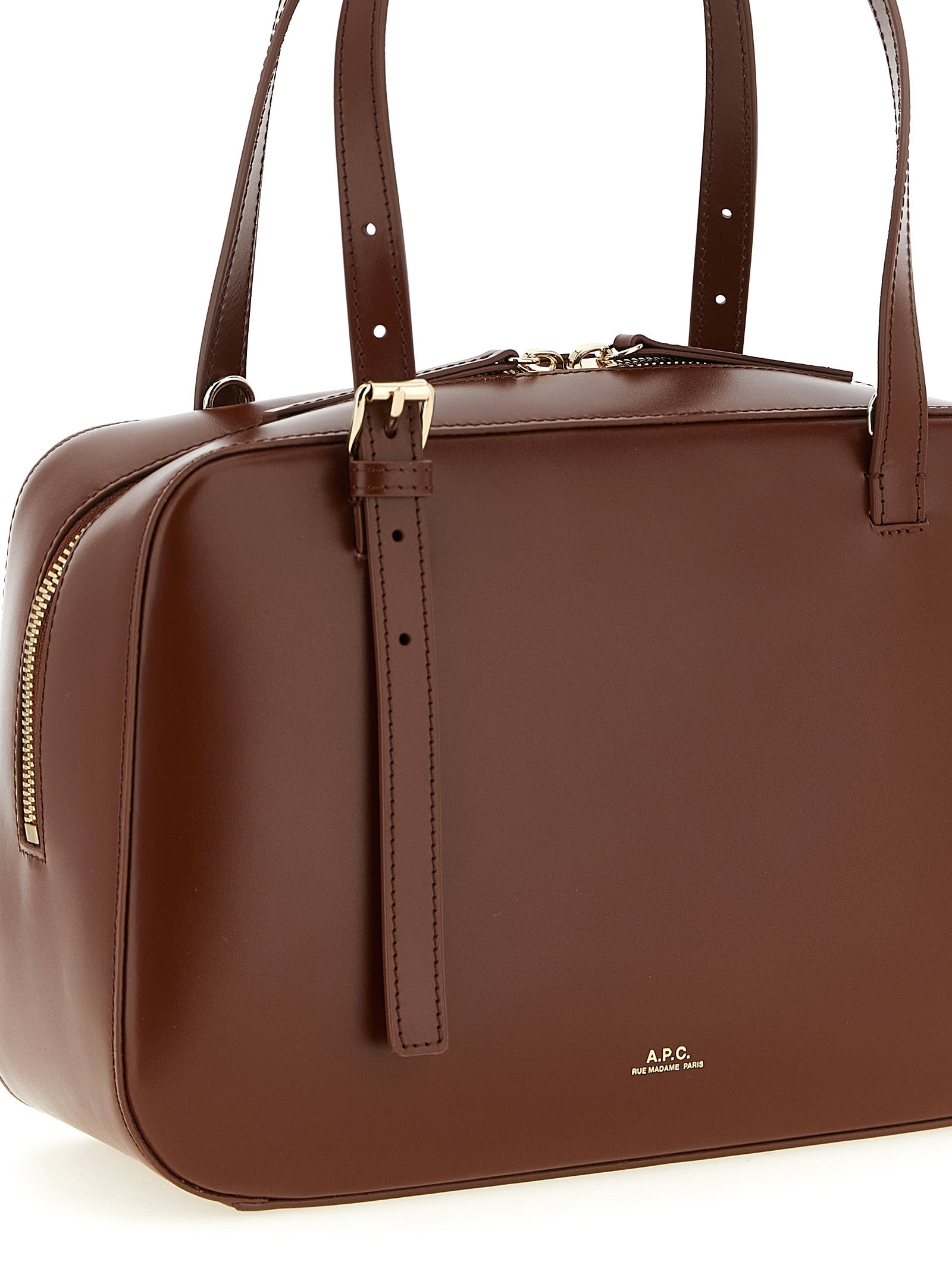 A.P.C. Brown Cowhide Handbag