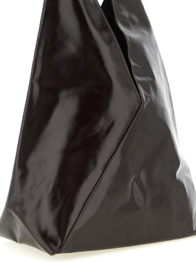MM6 Maison Margiela Brown Cowhide Handbag
