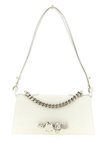 Alexander McQueen White Calfskin Shoulder Bag