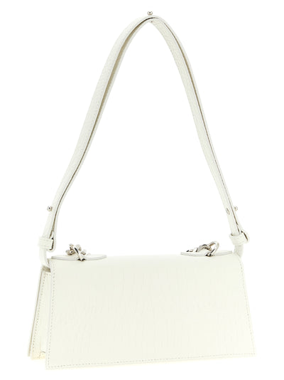 Alexander McQueen White Calfskin Shoulder Bag