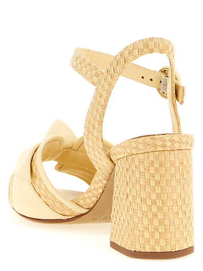 Alexandre Birman Multicolor Cowhide Platform Sandals