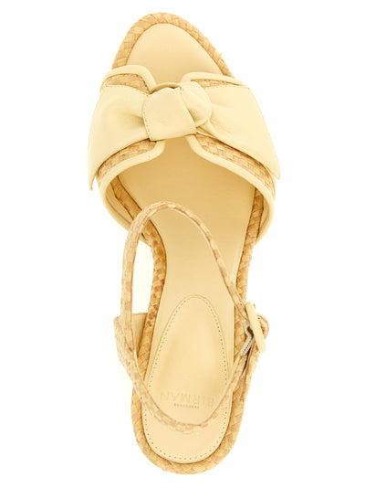 Alexandre Birman Multicolor Cowhide Platform Sandals