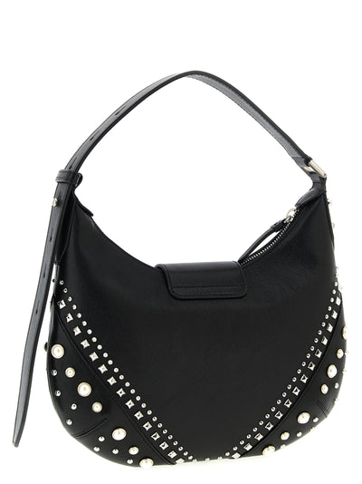 Jimmy Choo White Lamb Leather Shoulder Bag