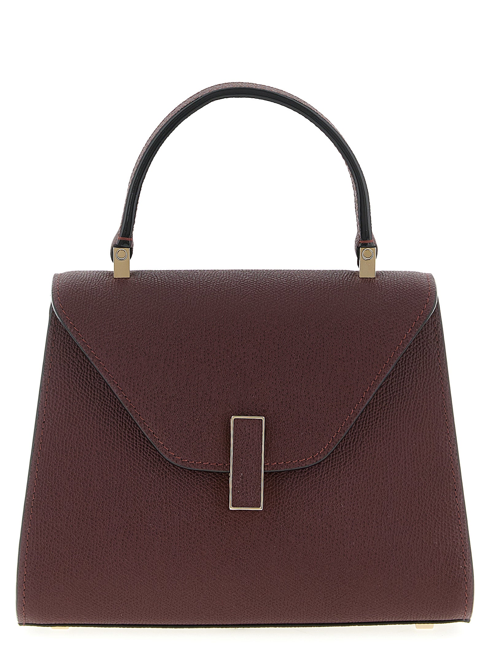 Valextra Bordeaux Calfskin Handbag