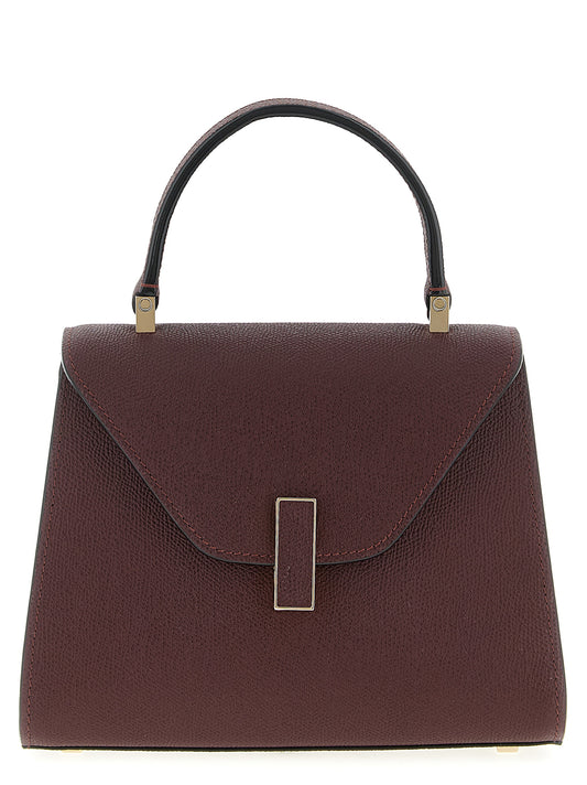 Valextra Bordeaux Calfskin Handbag