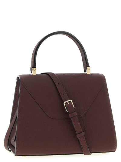 Valextra Bordeaux Calfskin Handbag
