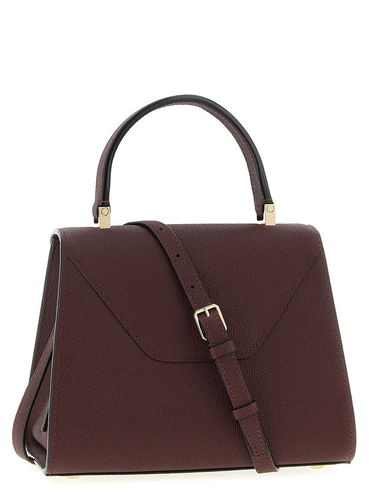 Valextra Bordeaux Calfskin Handbag