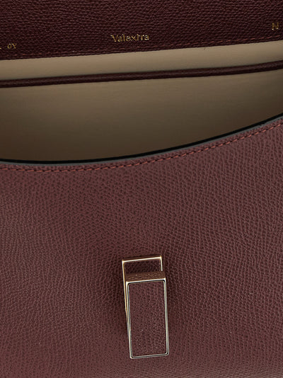Valextra Bordeaux Calfskin Handbag