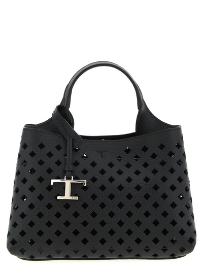 Tod's Black Calfskin Handbag