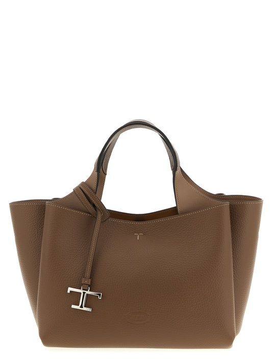 Tod's Brown Calfskin Handbag