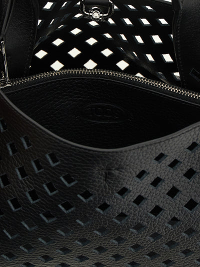 Tod's Black Calfskin Handbag