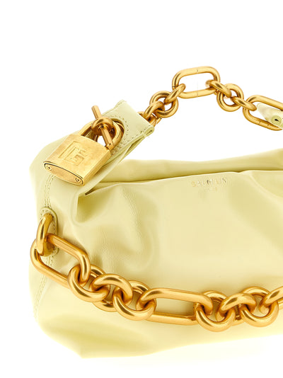 Balmain Bicolor Calfskin Handbag