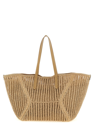 Brunello Cucinelli Beige Polyamide Shoulder Bag