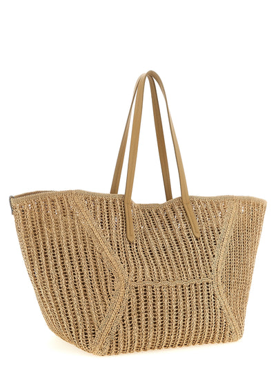Brunello Cucinelli Beige Polyamide Shoulder Bag