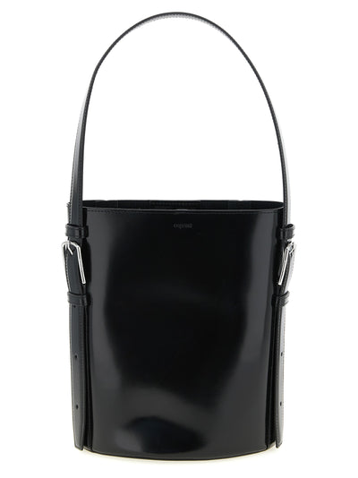 Coperni Black Cowhide Shoulder Bag