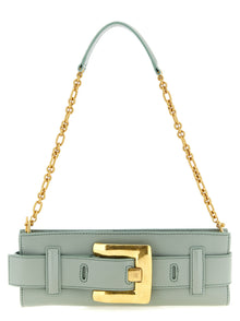 Balmain Bicolor Calfskin Clutch Bag